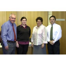 Roley Piggot, Kristine Kliendiest, Gina Milgate and Steve Widders, 1999