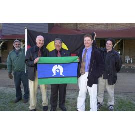 Frank Roberts, Eric Keidge, Tom Taylor, Peter Johnson and Mark Doyle, NAIDOC Week, 2002