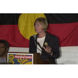 Professor Ingrid Moses, TRACKS Graduation Ceremony, 2001