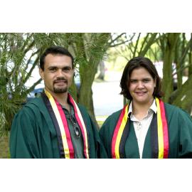 Clayton Morris and Raeleen Rach, TRACKS Graduates, 2001