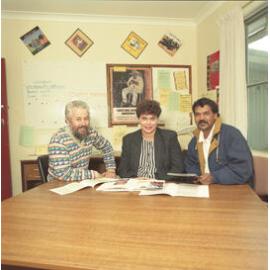 Bill Oates, April Denyer and Colin Ahoy, Oorala 1993