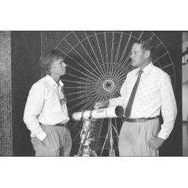 Mr Alan While and Professor Colin Sholl, UNE Physics