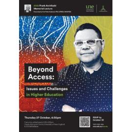 Beyond Access - 2022 Frank Archibald Memorial Lecture by Prof. Peter Anderson