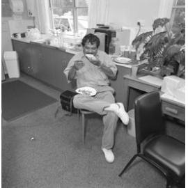 Colin Ahoy, Oorala Centre kitchen, 1993