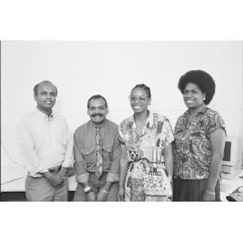 Siri Gamage, James Miller, Khotoi Pholojoe, [Ms Lewavo], UNE 1993