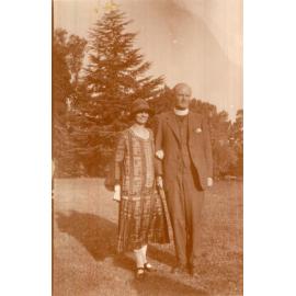 Miss Addie White and husband Archdeacon Foster (Chaplain at St John's College and later at NEGS or TAs), c. 1925