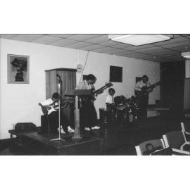 Band playing at the Walking with Diversity Conference at St. Albert's College