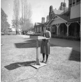 Lyn Riley-Mundine, Aboriginal flag raising ceremony, UNE, 1991
