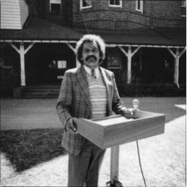 Aboriginal flag raising ceremony, UNE, 1991