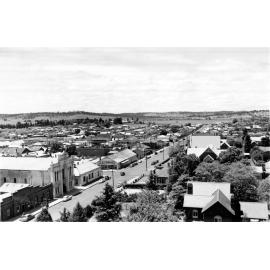 Panorama views from St Peter's Cathedral, Rusden Street, 1945