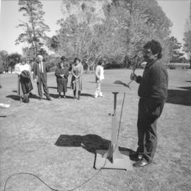 Aboriginal Flag Raising, UNE, 1991