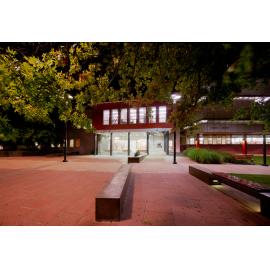 Dixson Library, UNE, at night, 9pm, 2007