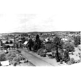 Panorama views from St Peter's Cathedral, Tingcombe Street, 1945