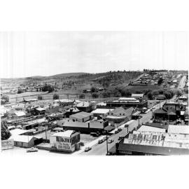 Panorama views from St Peter's Cathedral, Dangar Street, 1945