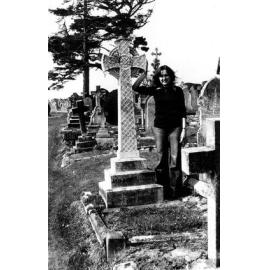 John James Galloway's grave in England, 1979