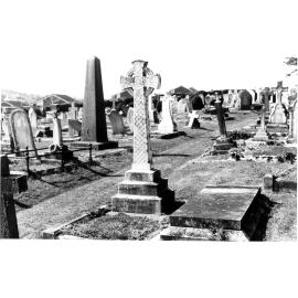 John James Galloway's headstone in England, 1979