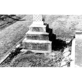 John James Galloway's grave, England, 1979