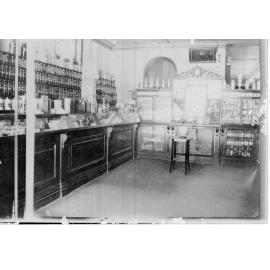 Inside Mallam & Co. Pharmaceutical Chemist, c. 1925