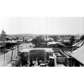 Blessing the new chapel when partly built, 1928