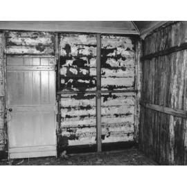 Interior view of a house in Markham Street before renovations