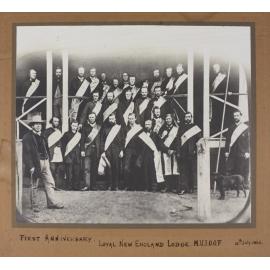 Members of Loyal New England Lodge M.U.I.O.O.F., 14 July 1866