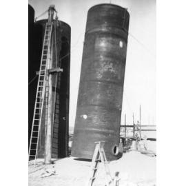 Boiler stack at New England Girls' School, 1938