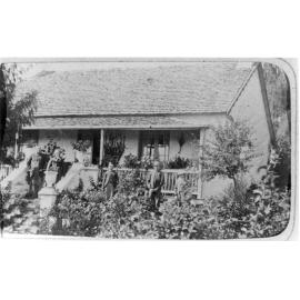 Scholes family, Newton Terrace garden