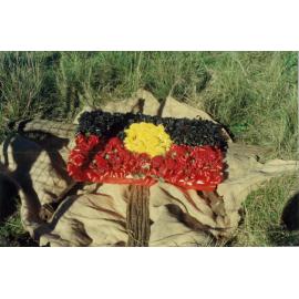 Aboriginal flag wreath