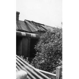 Aftermath of tornado, Armidale, 1954