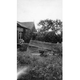 Aftermath of tornado, Armidale, 1954