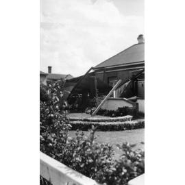 Aftermath of tornado, Armidale, 1954