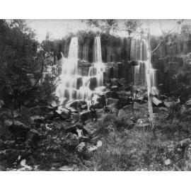 Two unidentified men at [Apsley?] Waterfalls 