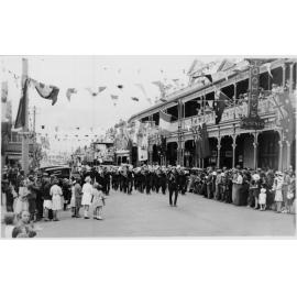 Procession in Beardy Street, date possibly 1930s