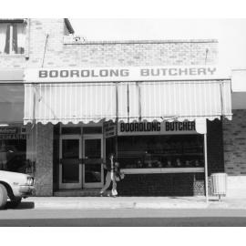 Boorolong Butchery, Beardy Street, 1980