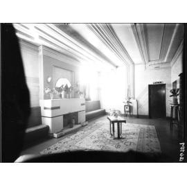 Upper foyer, Capitol Picture Theatre, Beardy Street, Armidale, 1947