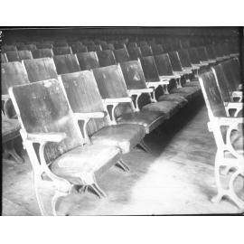 Stalls seating, Capitol Theatre, Beardy Street, Armidale, 1947