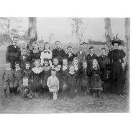 School picnic, near Abington Station, c.1890