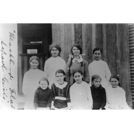 Blackbird Flat School Girls, Kempsey district, c.1890
