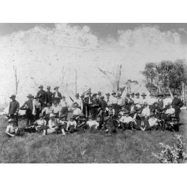  The Armidale School Cadet group on bivouac