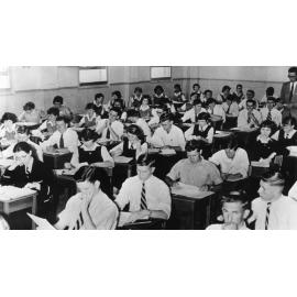 Leaving Certificate group at Tamworth High School, 1958