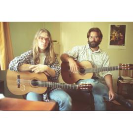 Stephen Tafra and Steve Thorneycroft, with two guitars, UNE, 1995