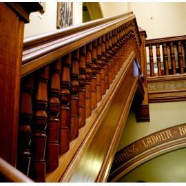 Booloominbah, staircase, 2000