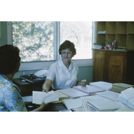 Mailout operation, Dixson Library, UNE