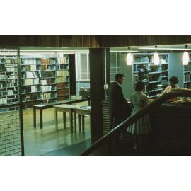 Circulation desk and service counter, Dixson Library, UNE
