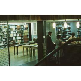 Circulation desk and service counter, Dixson Library, UNE
