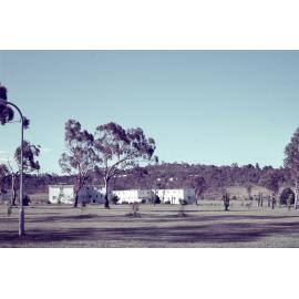 University grounds with a view towards Wright College, UNE