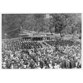Aerial view of Graduation, UNE