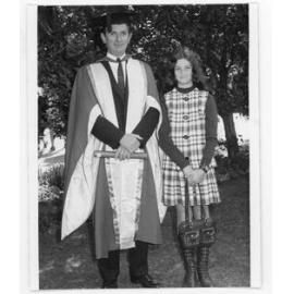 Graduation Ceremony - Dr Lionel Gilbert and daughter Anne