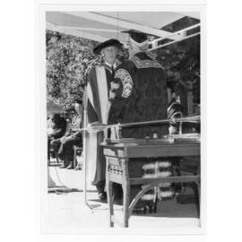 Graduation, Conferring a degree
