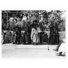 Graduation, Conferring a degree